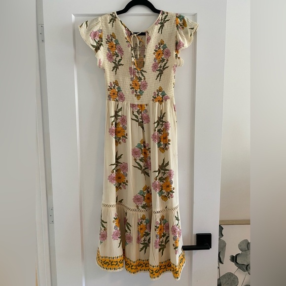NWT Patrons of Peace Cream Dress - Picture 3 of 5